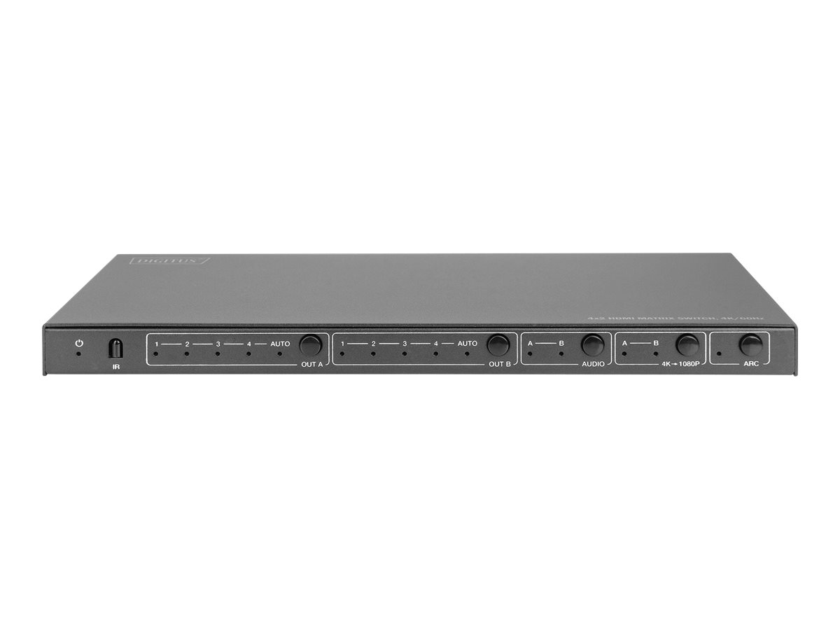 Digitus 4x2 HDMI Matrix Switch, 4K/60Hz Digitus 4x2 HDMI Matrix Switch, 4K/60Hz