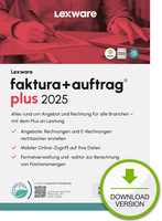 LEXWARE ESD faktura+auftrag plus 2025 unbegrenzte Laufzeit Download ABO