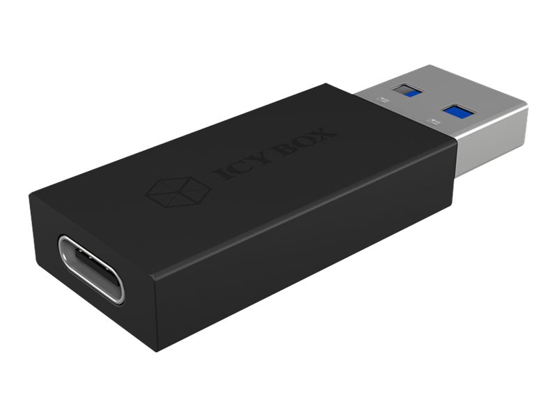 ICY BOX IB-CB015 Adapter fuer USB 3.1 Gen 2 Type A Stecker zu Type C Buchse