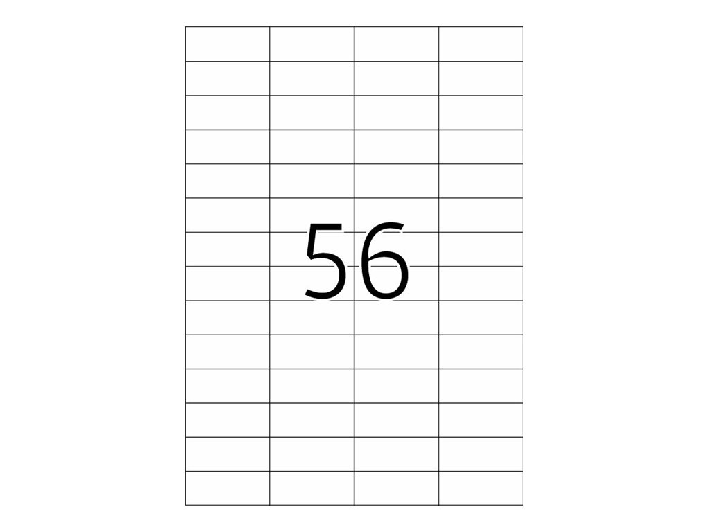 1.400 HERMA Etiketten 5052 weiÃ 52,5 x 21,2 mm
