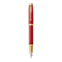 Parker 2143650 Fueller, Rote Premium-Lackierung mit goldenen Zierteilen