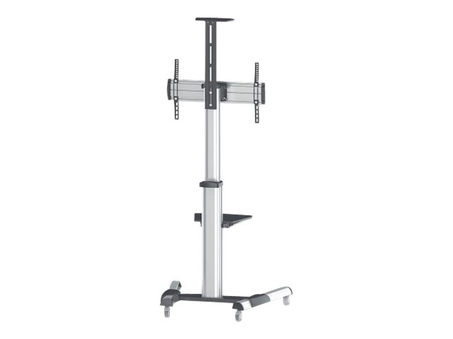 MANHATTAN Universal TV-Ständer auf Rollen für TVs 93,98-218,44cm 37-86Zoll 50kg neigbar schwenkbar mit Kamerahalterung Fachboden MANHATTAN Universal TV-Ständer auf Rollen für TVs 93,98-218,44cm 37-86Zoll 50kg neigbar schwenkbar mit Kamerahalterung Fachboden