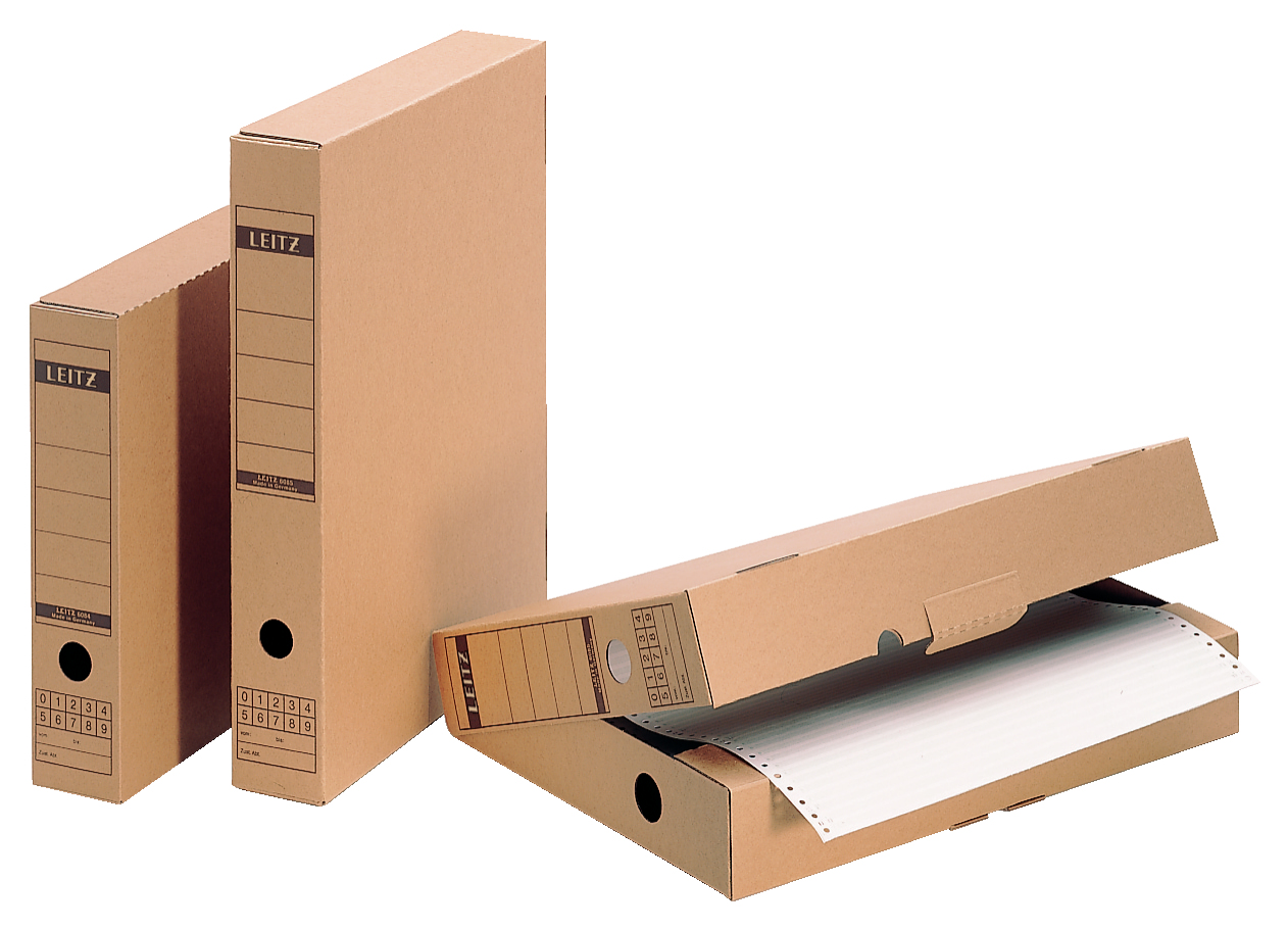 Esselte Leitz Archivboxen 6084 Naturbraun