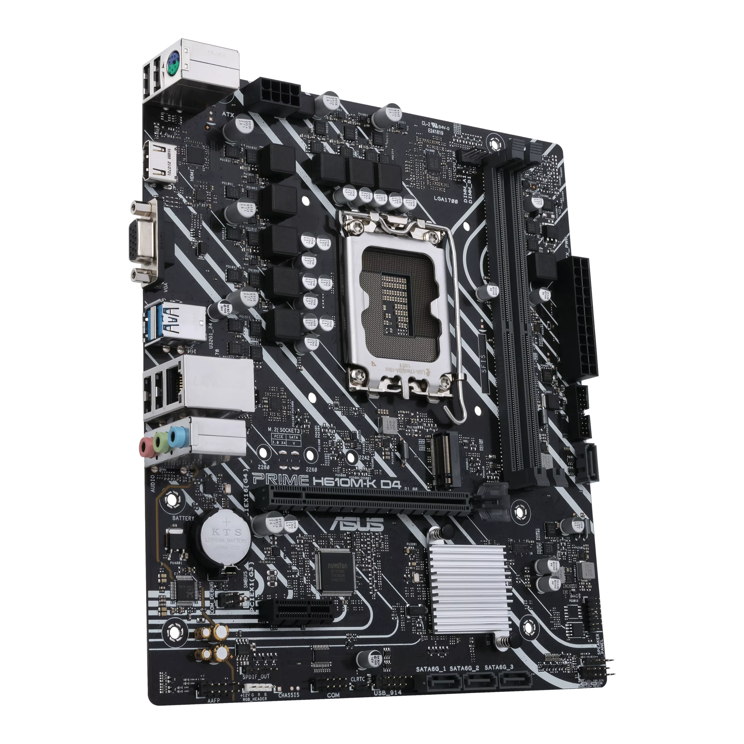 ASUS PRIME H610MK D4 LGA1700 DDR4 mATX MB