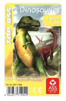 ASS ALTENBURGER TOP ASS Quartett Dinosaurier Kartenspiel ASS ALTENBURGER TOP ASS Quartett Dinosaurier Kartenspiel