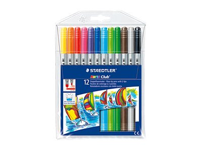 STAEDTLER Noris® 320 Filzstifte farbsortiert, 12 St. STAEDTLER Noris® 320 Filzstifte farbsortiert, 12 St.