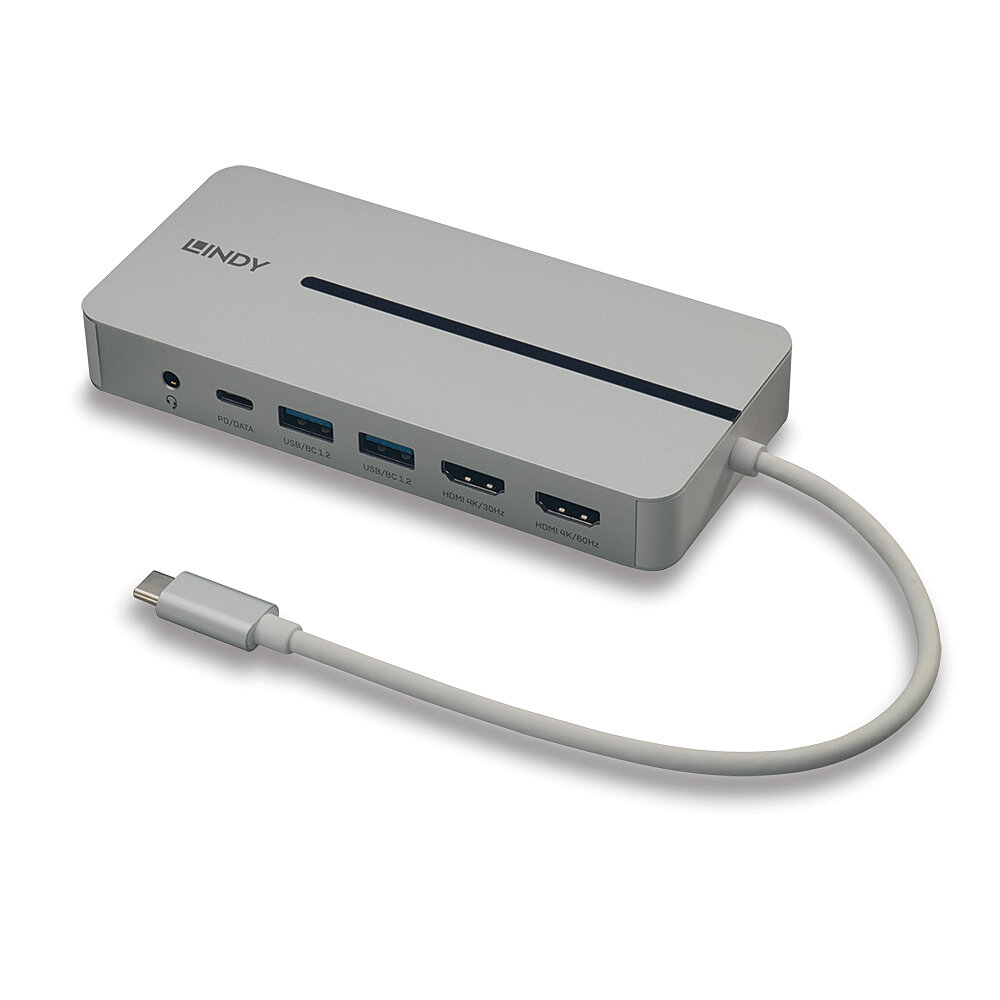 LINDY USB 32 Typ C Mini Dock 2x HDMI 4K