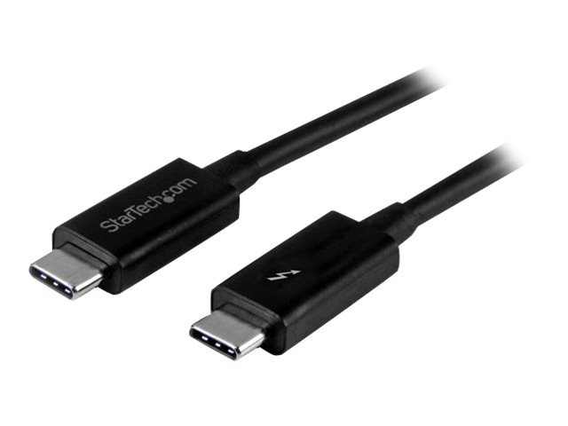 StarTech.com 1m Thunderbolt 3 (20Gbit/s) USB-C Kabel - Thunderbolt, USB und DisplayPort kompatibel - Thunderbolt-Kabel - 1 m