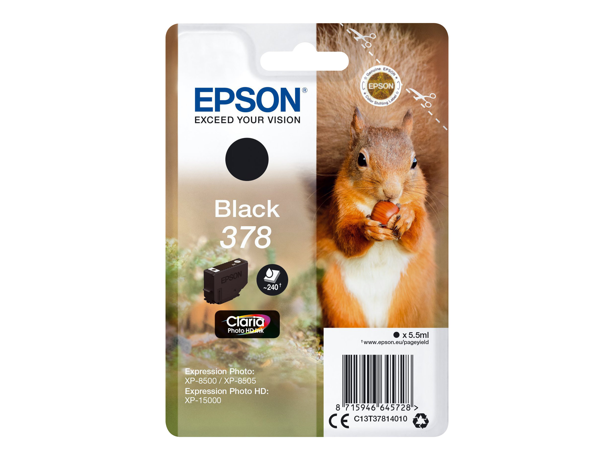 C13T37814010 EPSON XP Tinte black ST 240