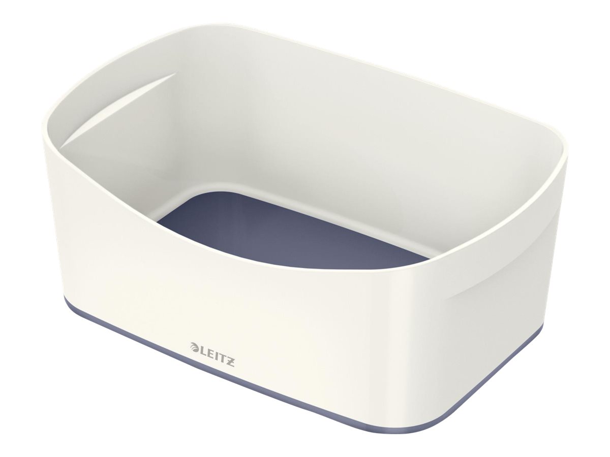 LEITZ MyBox Aufbewahrungsbox 3,0 l perlweiss/grau 24,6 x 16,0 x 9,8 cm LEITZ MyBox Aufbewahrungsbox 3,0 l perlweiss/grau 24,6 x 16,0 x 9,8 cm