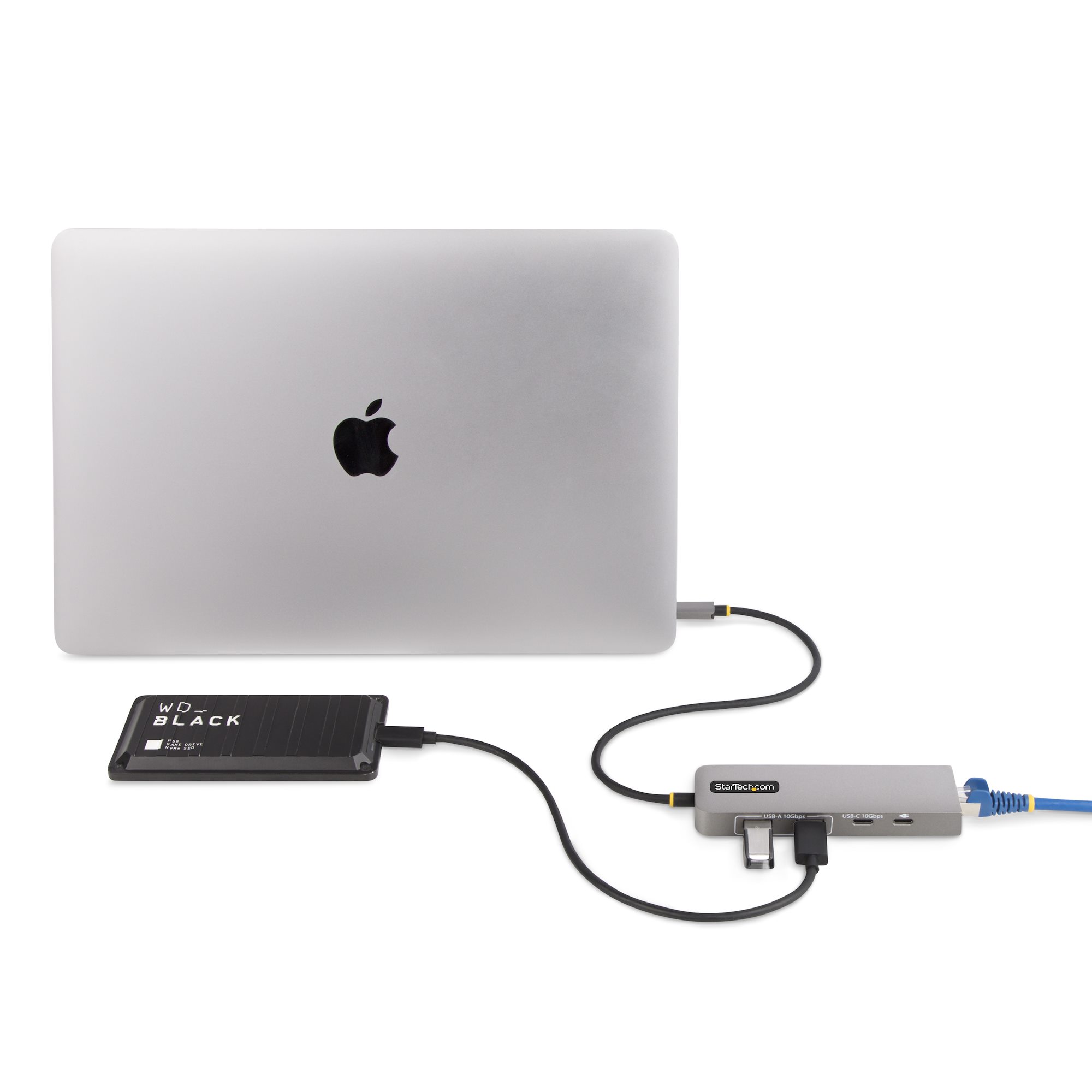 StarTech.com 3-Port USB-C Hub 2.5GbE 100W Power Delivery