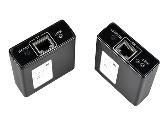 TECHLY HDMI Extender zur einfachen Uebertragung des HDMI Signals bis 60 Meter via Cat RJ45 Kabel Plug and Play Full HD