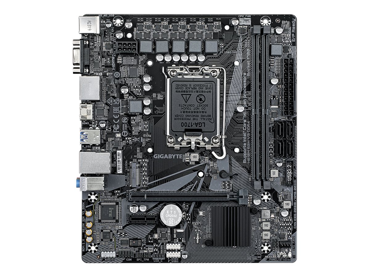 GIGABYTE H610M S2H V3 DDR4 LGA1700 2xDDR4 4xSATA 1xM.2 GIGABYTE H610M S2H V3 DDR4 LGA1700 2xDDR4 4xSATA 1xM.2