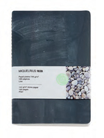 MIQUELRIUS Notizbuch Stone Paper ca DIN A5 blanko, schwarz Hardcover 50 Seiten, 1 St