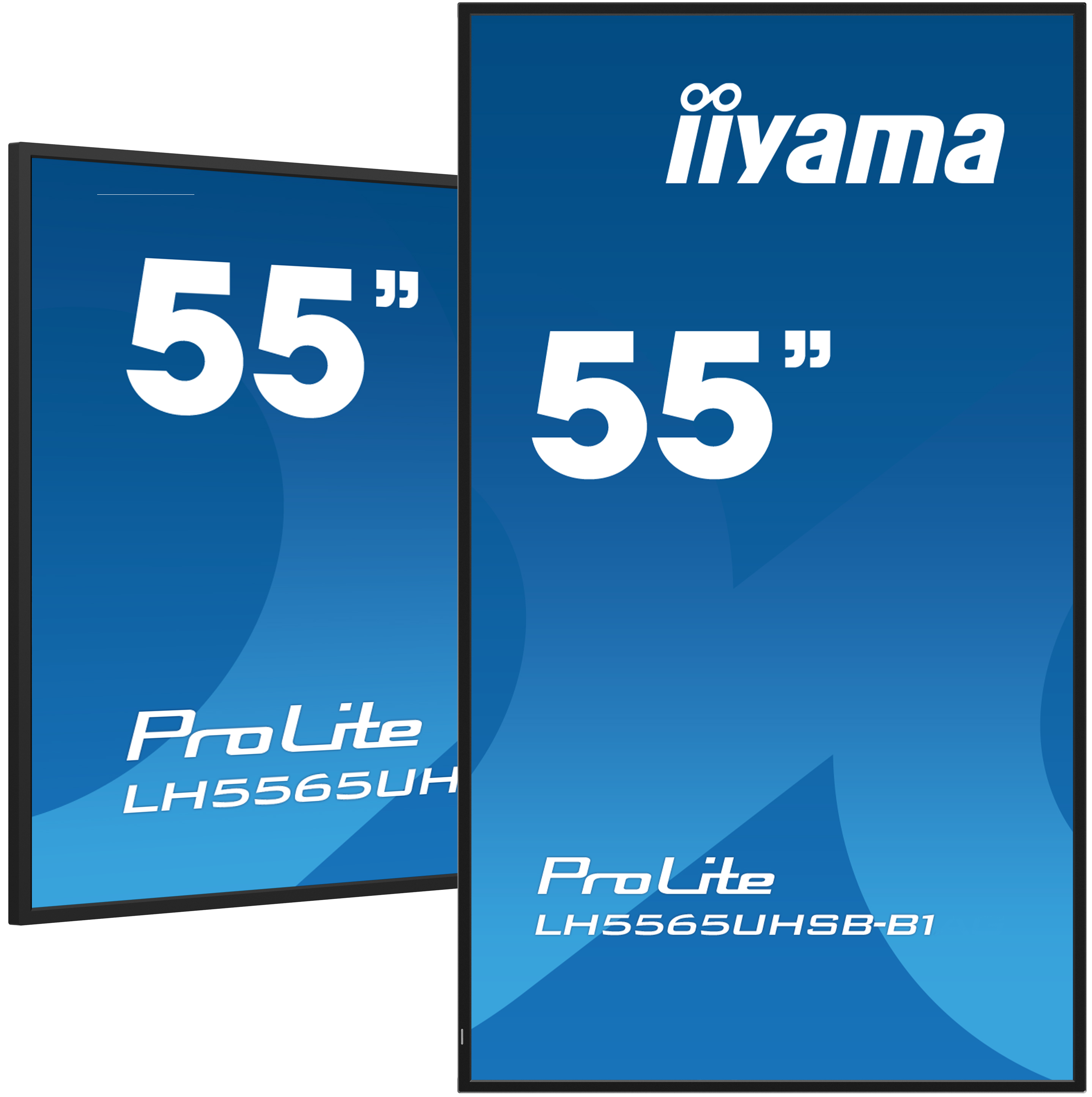 IIYAMA LH5565UHSBB1 139,7cm 55Zoll 3840x2160 UHD VA panel 800cdm2 12001 Static Contrast 8ms Landscape or Portrait mode