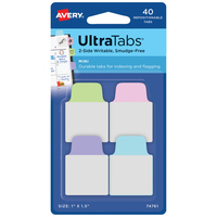 AVERY Zweckform UltraTabs Mini Haftmarker farbsortiert 40 Blatt AVERY Zweckform UltraTabs Mini Haftmarker farbsortiert 40 Blatt
