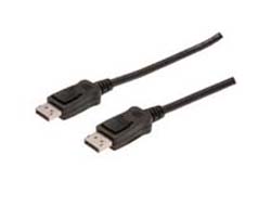 ASSMANN DisplayPort Kabel DP 20m Verriegelung DP 11a sw