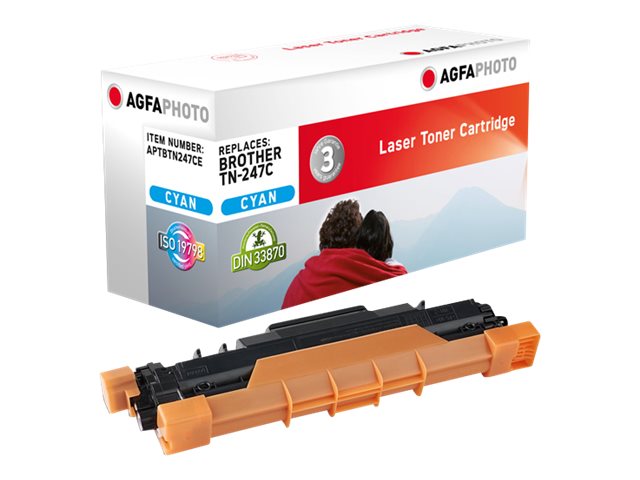 AgfaPhoto Toner APTBTN247CE ers. Brother TN-247C CY