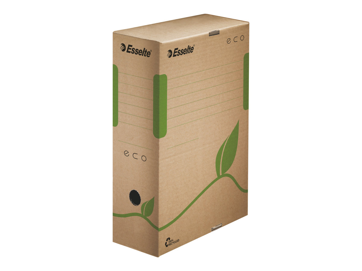 25 Esselte Archivboxen ECO braun 10,0 x 23,3 x 32,7 cm