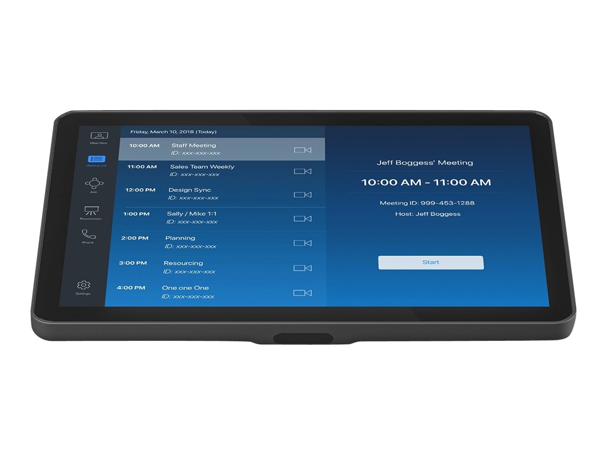 LOGITECH Video conferencing kit Tap IP Rally Bar Certified for Zoom Rooms Certified for Microsoft Teams Rooms LOGITECH Video conferencing kit Tap IP Rally Bar Certified for Zoom Rooms Certified for Microsoft Teams Rooms