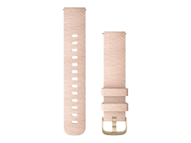 Garmin Ersatzarmband 20mm Nylon RosaWeissgold Schnalle