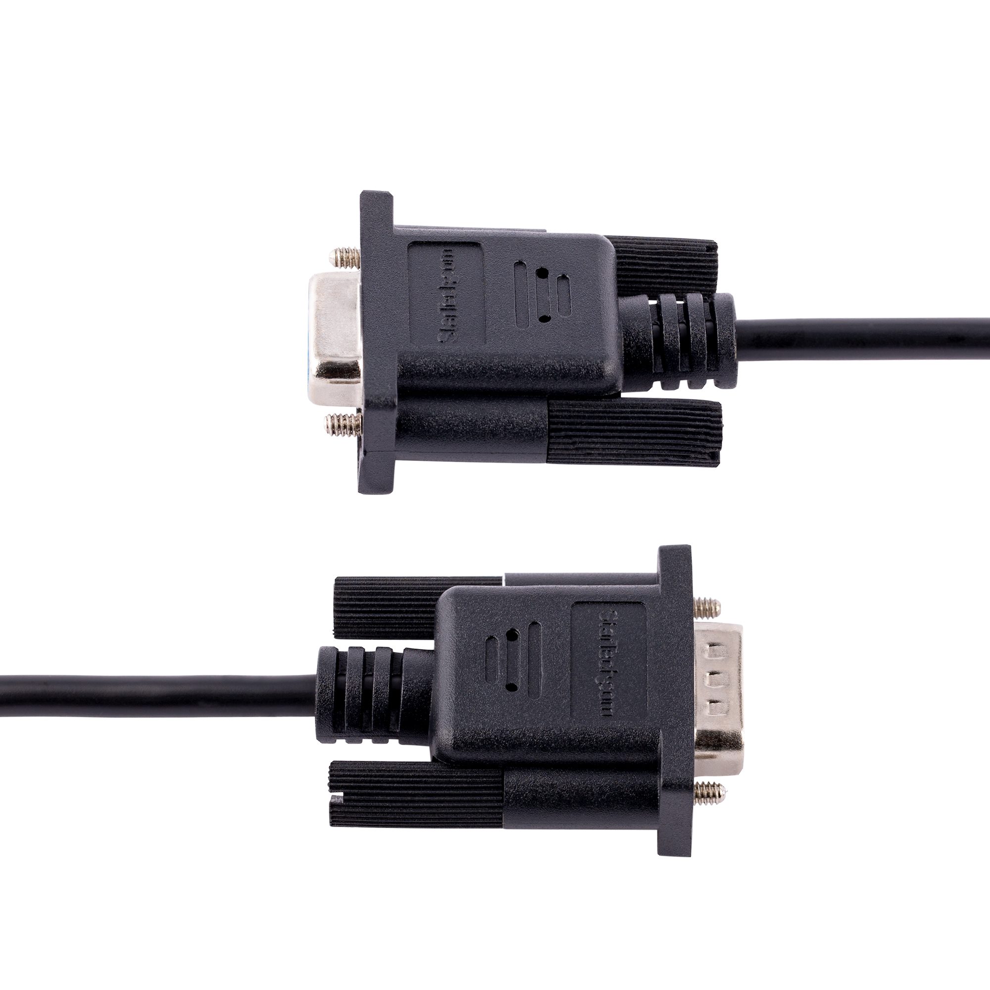 STARTECHCOM 3m RS232 Serial Null Modem Cable Crossover Serial Cable w AlMylar Shielding DB9 Serial COM Port Cable Female to Male