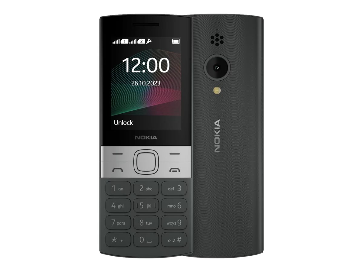 150 2G (2023) Black Dual SIM, Feature Phone