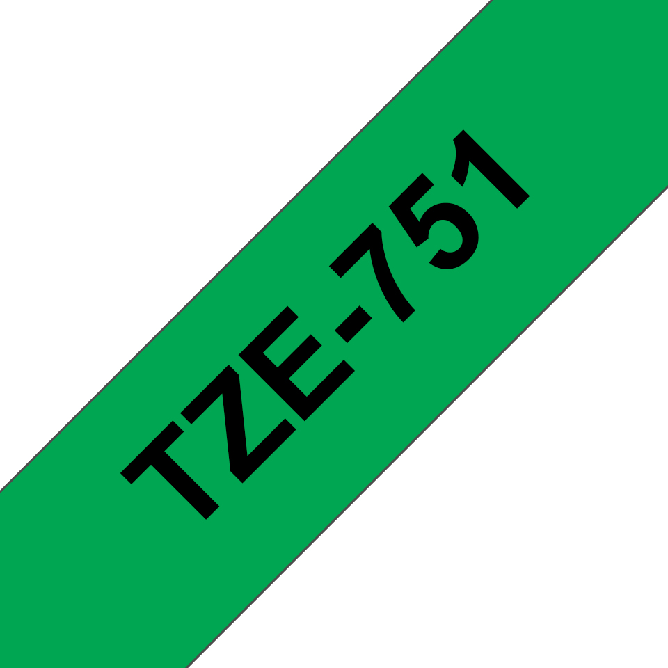 TZE751 BROTHER PT Schriftband 24mm gruen