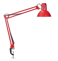 MAUL MAULstudy Schreibtischlampe rot mit Tischklemme