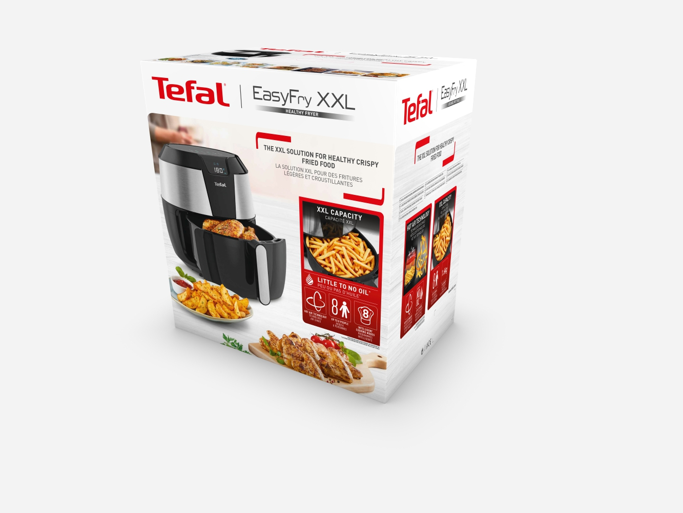 Tefal Easy Fry XXL EY701 HeißluftFritteuse 56 Liter