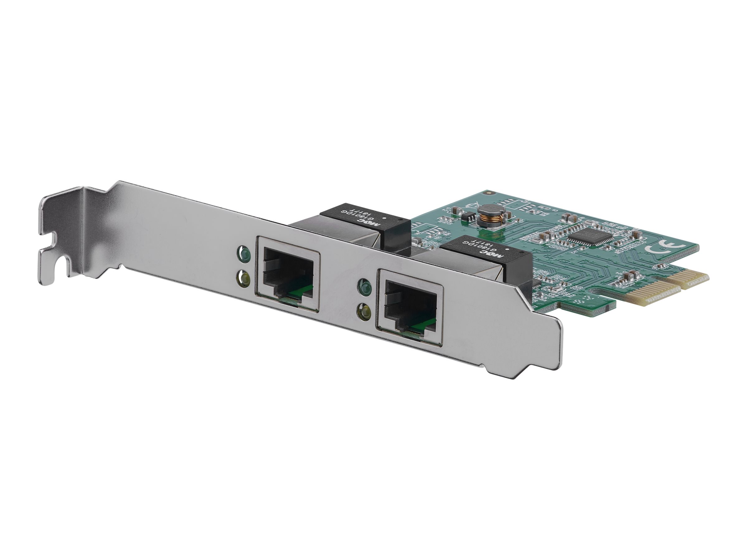 StarTech.com Dual Port Gigabit PCI Express Server Network Adapter Card - 1 Gbps PCIe NIC - Dual Port Server Adapter - 2 Port Ethernet Card (ST1000SPEXD4) - Netzwerkadapter - PCIe - Gigabit Ethernet x 2