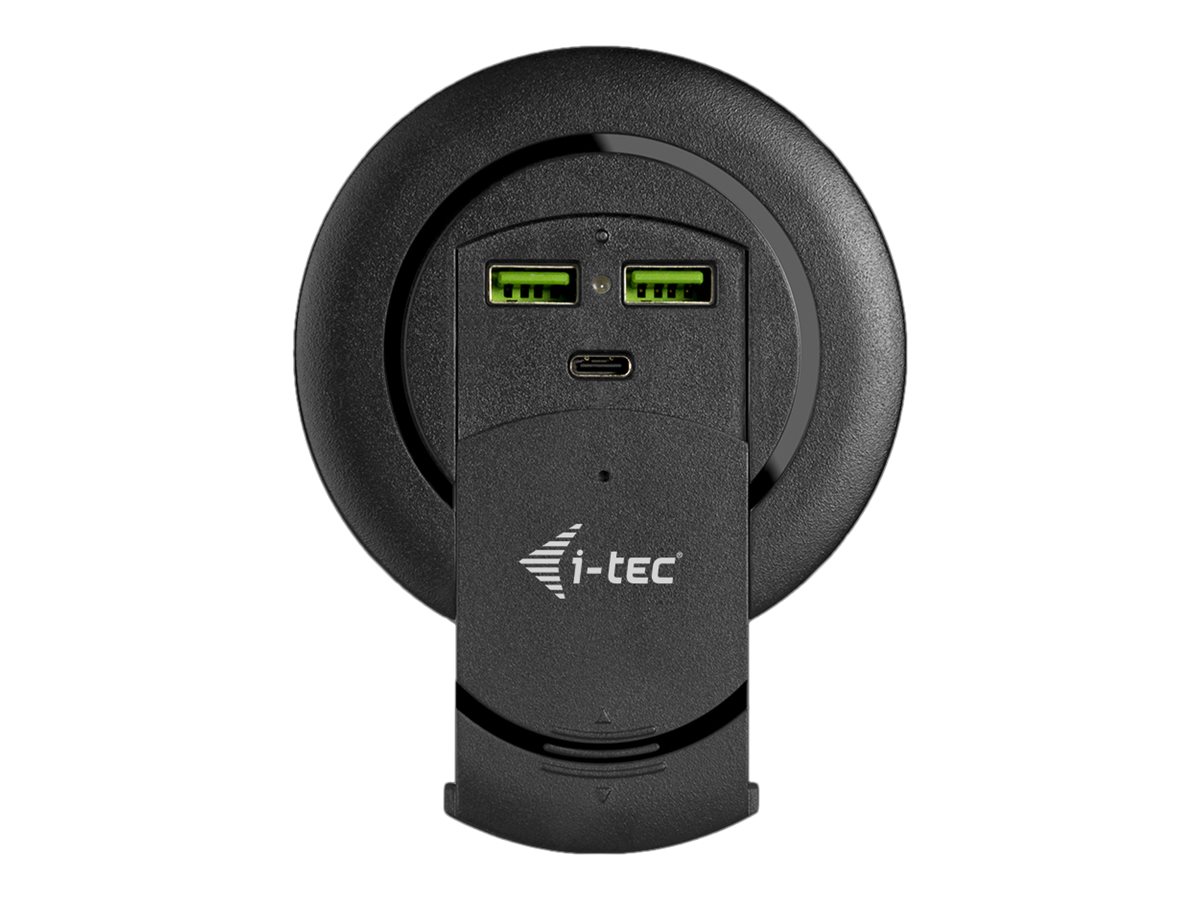 I-TEC Built-in Desktop Fast Charger USB-C PD 3.0 3x USB 3.0 QC3.0 96 W