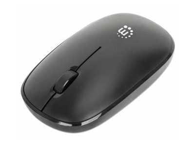 MANHATTAN MW3050 Kabellose USB-Maus USB-A Nanoempfänger drei Tasten plus Mausrad 1200dpi optisch für Links- und Rechtshänder schwarz MANHATTAN MW3050 Kabellose USB-Maus USB-A Nanoempfänger drei Tasten plus Mausrad 1200dpi optisch für Links- und Rechtshänder schwarz