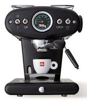 illy X1 Anniversary Maschine fuer gemahlenen Kaffee und E.S.E.-Pads (schwarz)