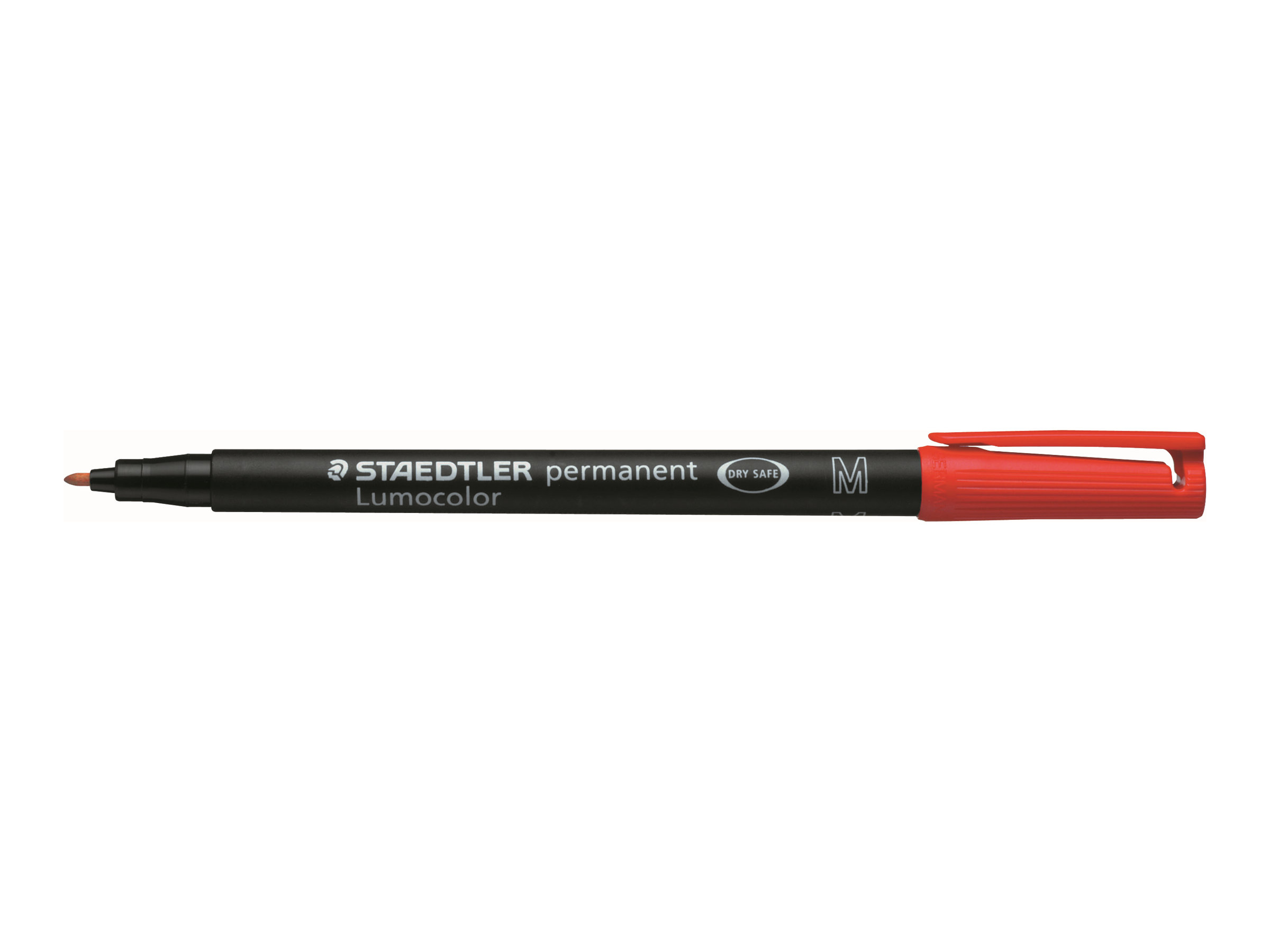 10 STAEDTLER Lumocolor Folienstifte rot 1,0 mm permanent