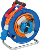 Brennenstuhl Kabeltrommel Garant CEE 3 IP44 Camping/Maritim 23+2m blau/orange