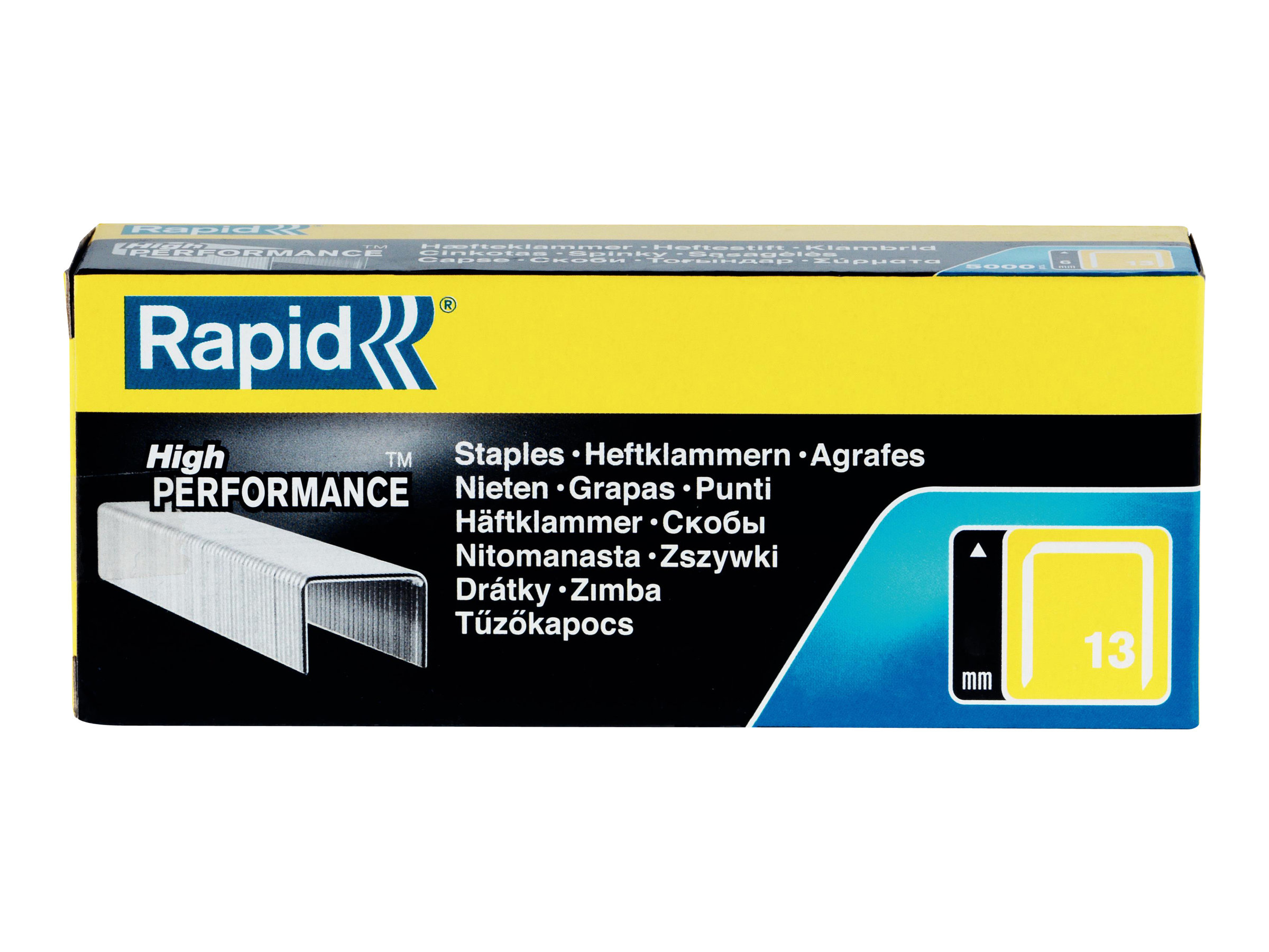 Rapid Heftklammern No. 13 4 mm verzinkter Stahl