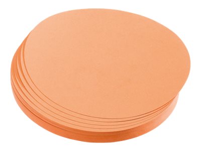 Franken Moderationskarten orange Ø 9,5 cm