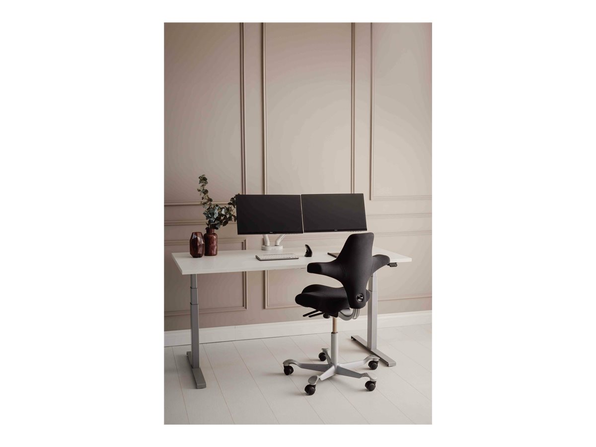 BakkerElkhuizen BE Flexible Dual Monitorarm White