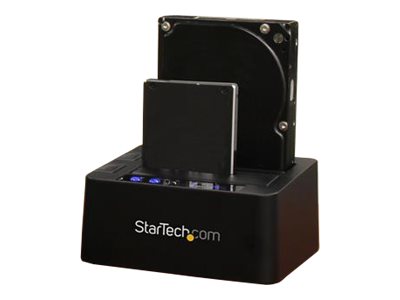 StarTech.com Standalone Hard Drive Duplicator, Dual Bay HDDSSD ClonerCopier, USB 3.1 (10 Gbps) to SATA III (6Gbps) HDDSSD Docking Station, Hard Disk Duplicator Dock - Hard Drive Cloner - Festplattenduplikator