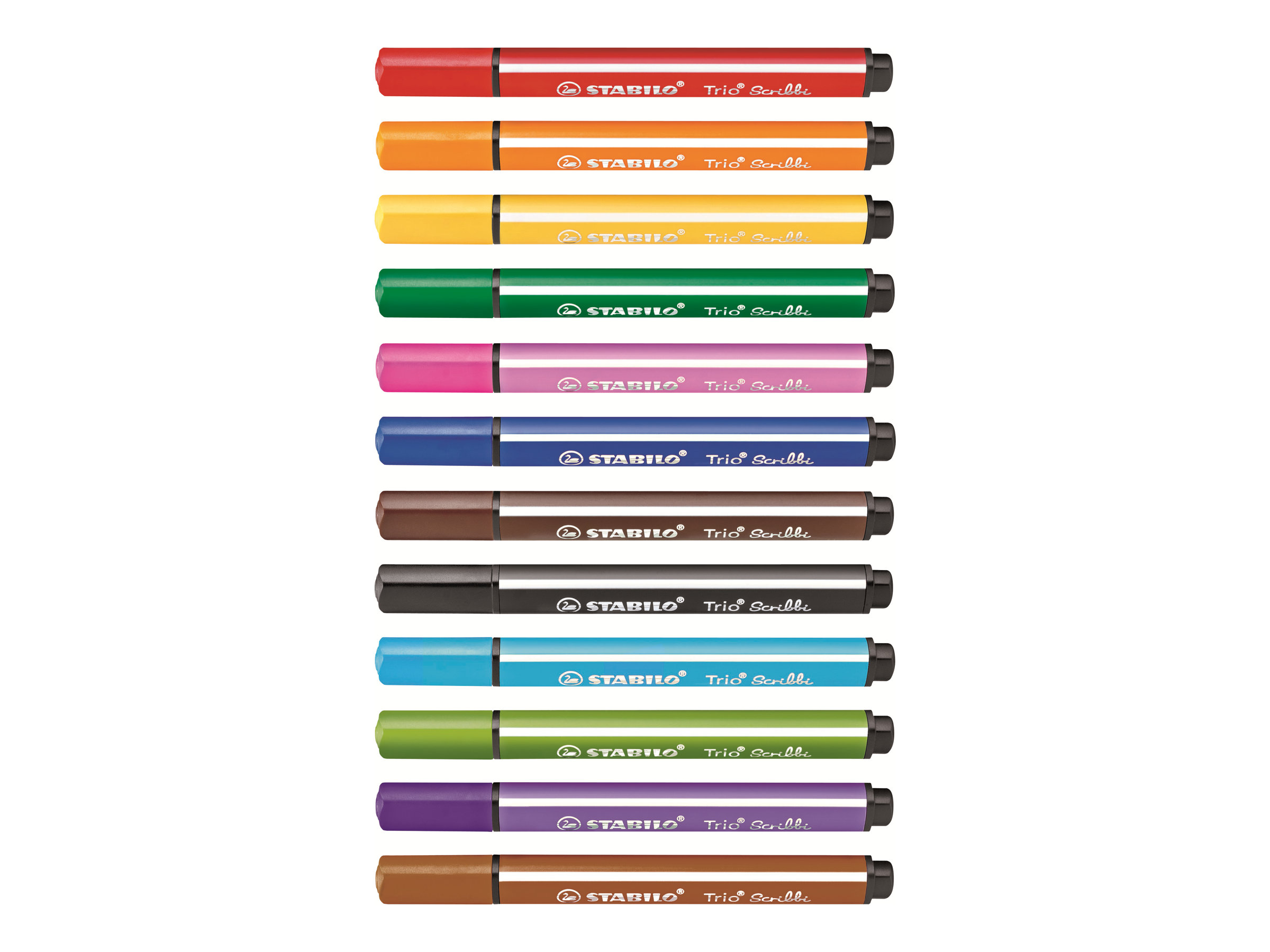 STABILO TrioÂ® Scribbi Filzstifte farbsortiert, 8 St.