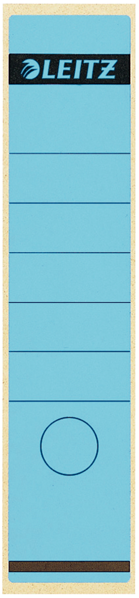 10 LEITZ Ordneretiketten 1640 blau für 8,0 cm Rückenbreite 10 LEITZ Ordneretiketten 1640 blau für 8,0 cm Rückenbreite