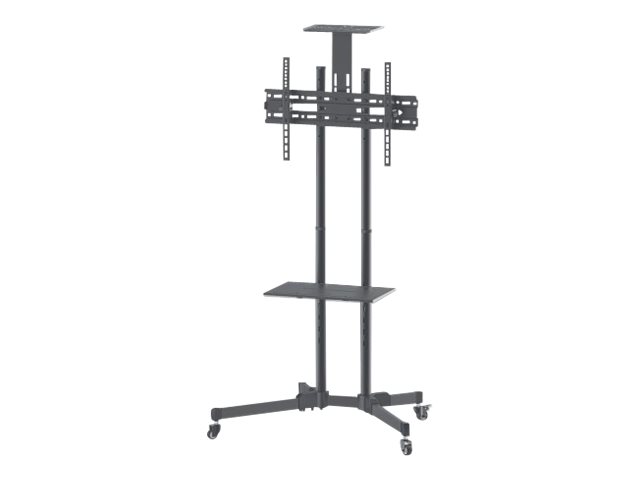 MANHATTAN Universal TV-Staender auf Rolle Basic Line fuer Bildschirme von 94cm bis 177,8cm und bis zu 50 kg neigbar Kamerahalterung MANHATTAN Universal TV-Staender auf Rolle Basic Line fuer Bildschirme von 94cm bis 177,8cm und bis zu 50 kg neigbar Kamerahalterung