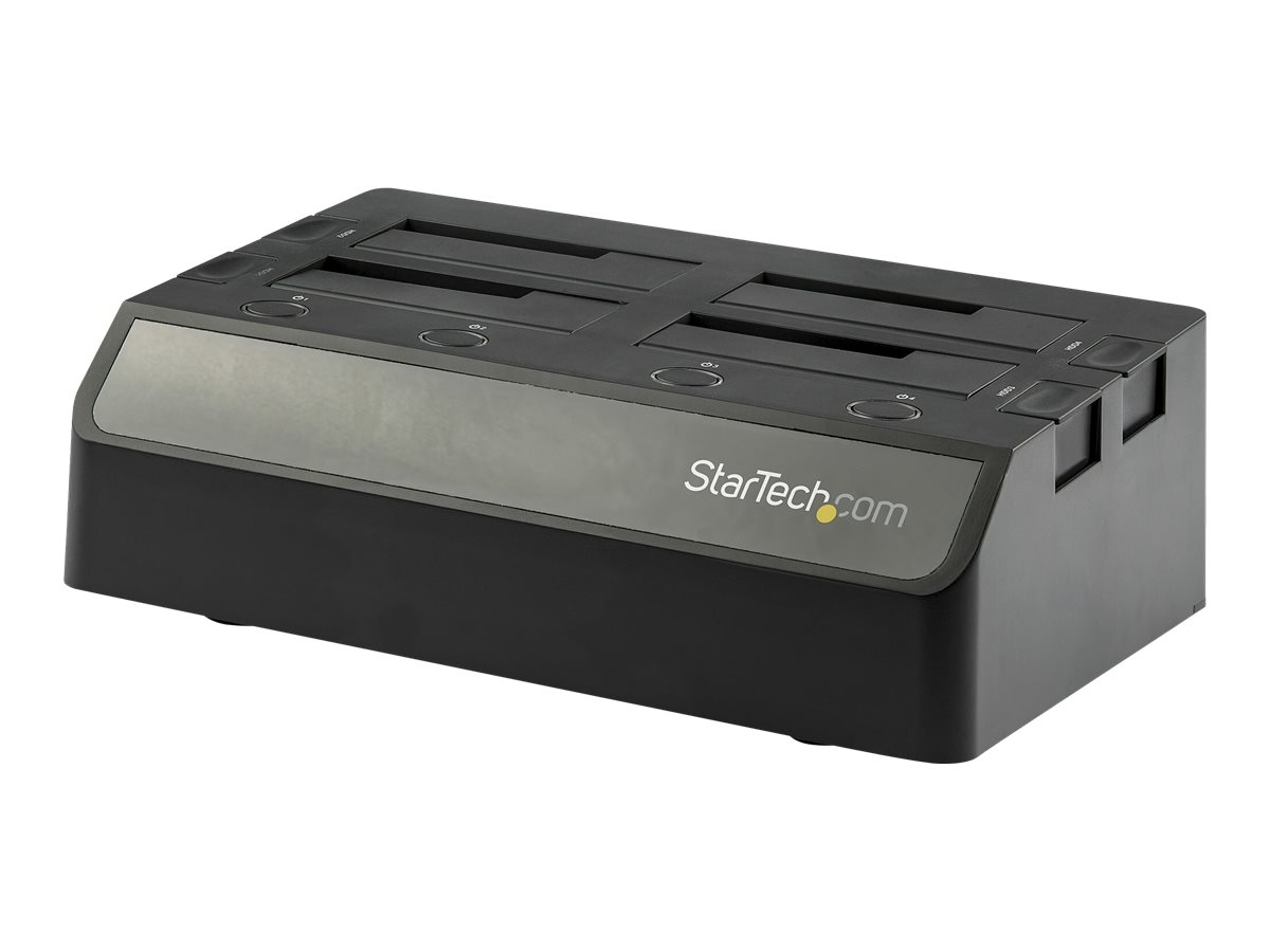 STARTECH.COM 4 Schacht SATA Festplatten Dockingstation - Für 6,4/8,9cm 2,5/3,5Zoll SSD / HDD - USB 3.1 10Gbit/s HDD Docking Station STARTECH.COM 4 Schacht SATA Festplatten Dockingstation - Für 6,4/8,9cm 2,5/3,5Zoll SSD / HDD - USB 3.1 10Gbit/s HDD Docking Station