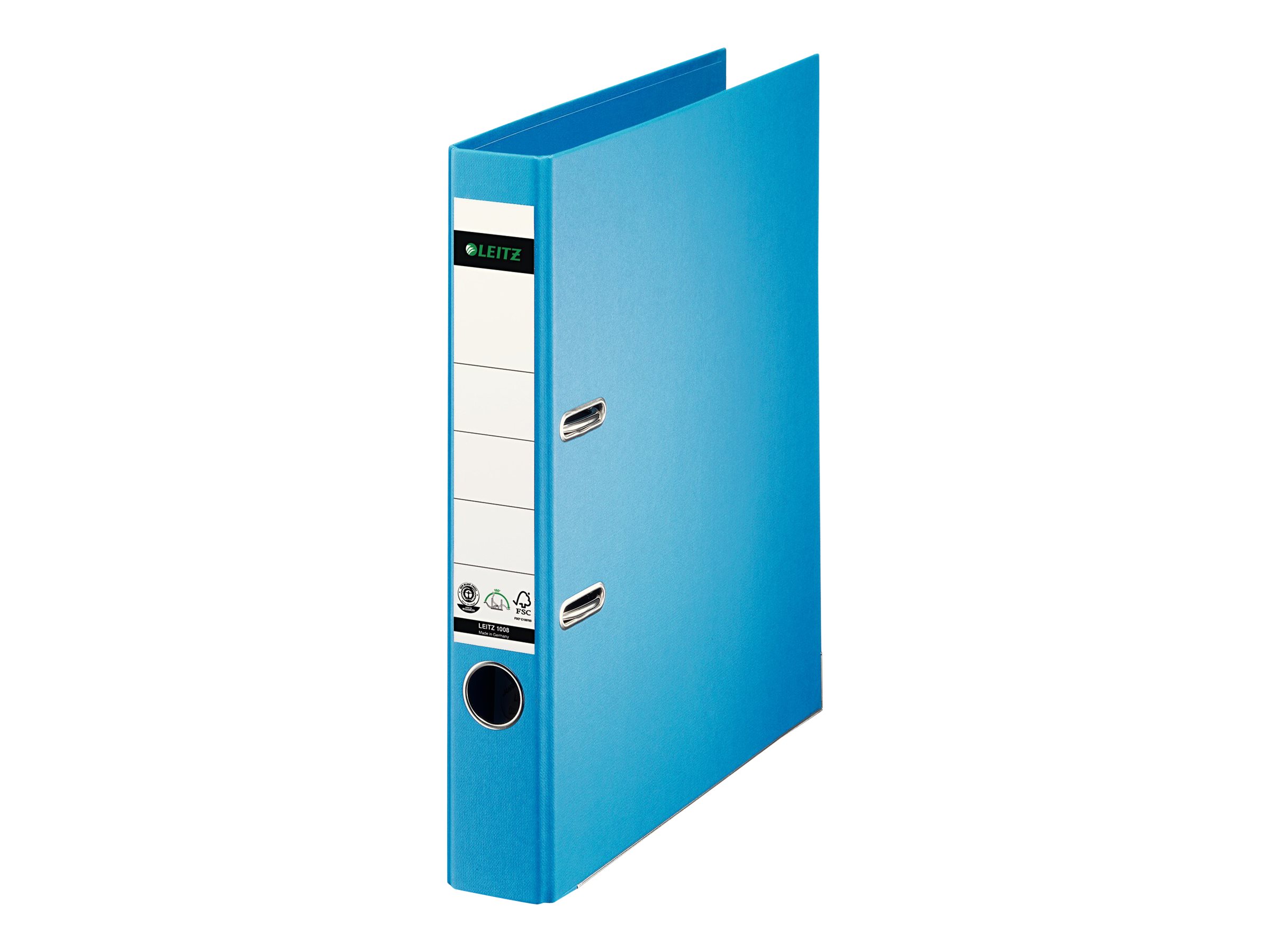 LEITZ 1008 Ordner hellblau Karton 5,2 cm DIN A4