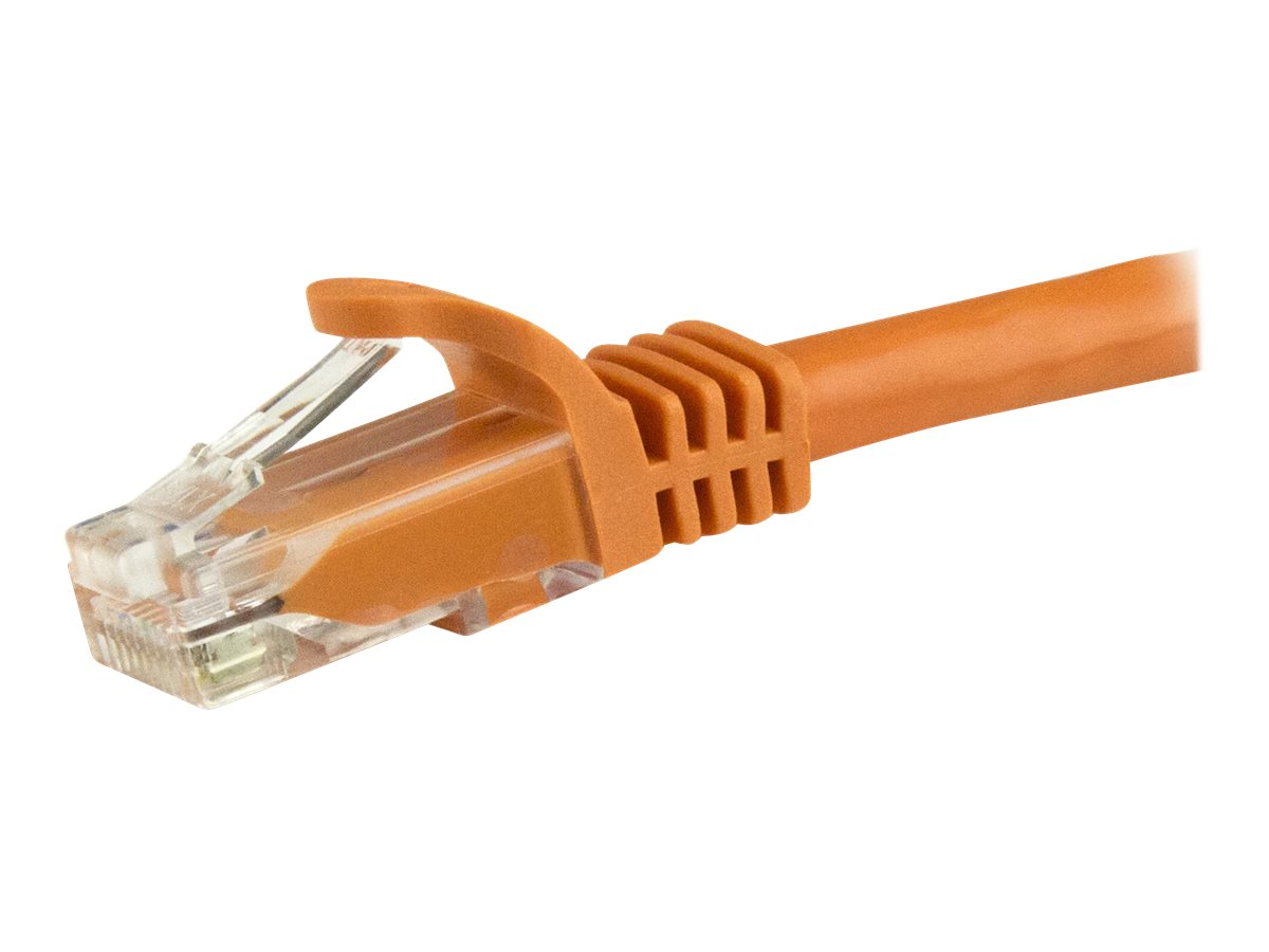STARTECH.COM Cat6 Patch Cable with Snagless RJ45 Connectors - 1m Orange