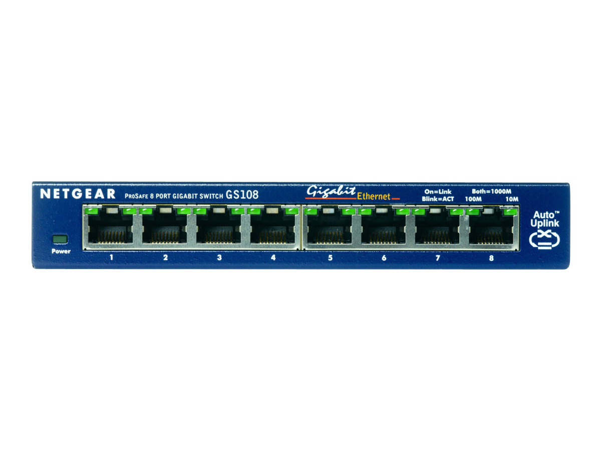 NETGEAR GS108GE GIGABIT SWITCH