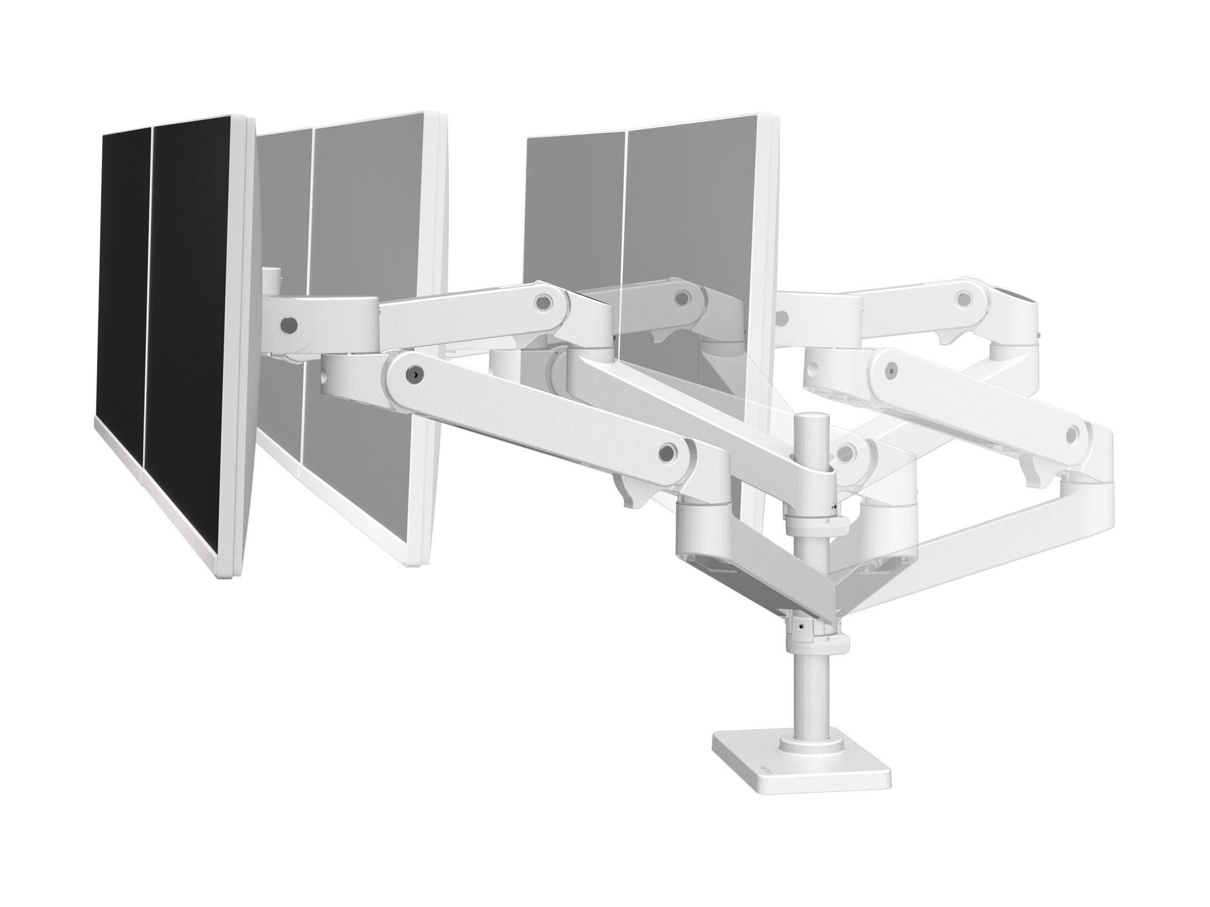 ERGOTRON LX PRO ARM DUAL DISPLAY STACKING white