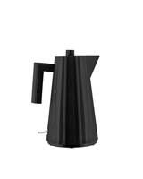 Alessi MDL06 B Plissé Elektrischer Wasserkocher, Schwarz Eurostecker