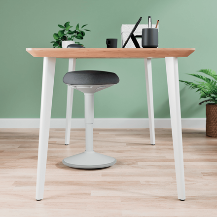 Esselte Leitz Ergo Active Hocker grau ergonomisch triangular